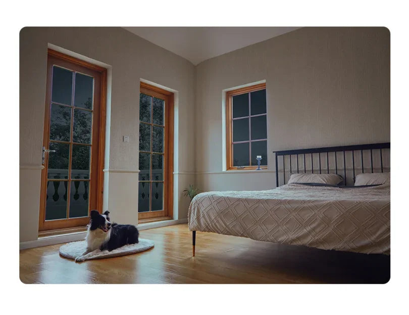 XIAOMI Cámara inteligente Edición de videollamada, pantalla grande de 3,5 pulgadas, 4MP 2,5 K, monitor de bebé de seguridad para el hogar, versión china con adaptador