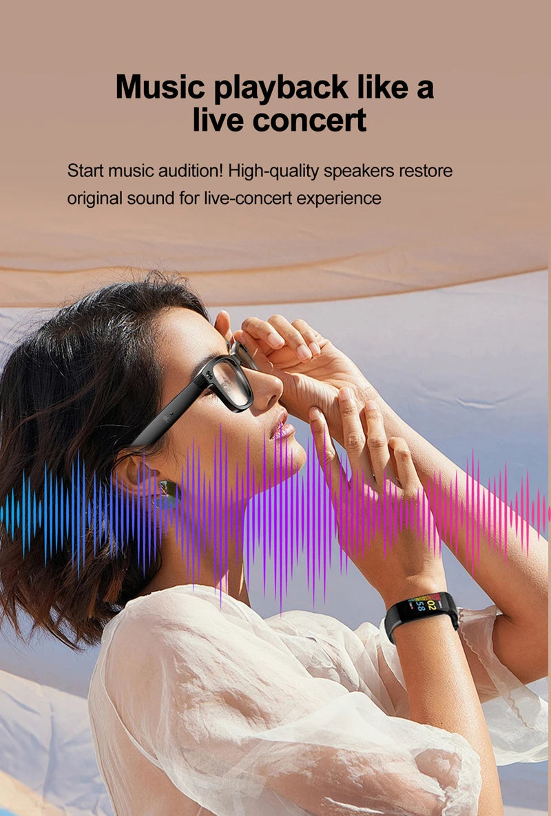 Gafas inteligentes Xiaomi para grabar vídeos, reconocimiento de fotos Ai, traducción de respuesta, batería grande, gafas Bluetooth impermeables Ip65