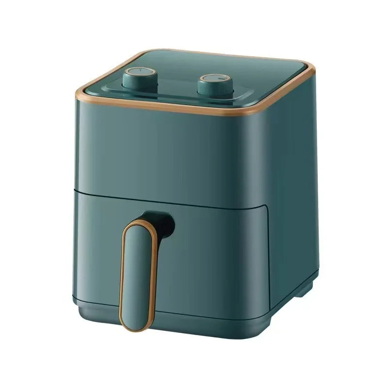 Freidora de aire de 3,2l, freidora eléctrica para cocinar, gran capacidad, máquina para freír francesa inteligente sin aceite, horno, cocina automática 360 ° Hornear