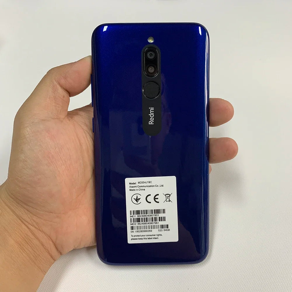 Original Xiaomi Redmi 8 4GB 64GB 4G Smartphone Dual SIM 6,22 ''12MP + 2MP + 8MP 4700 mAh Snapdragon 439 octa-core 4G LTE teléfono móvil