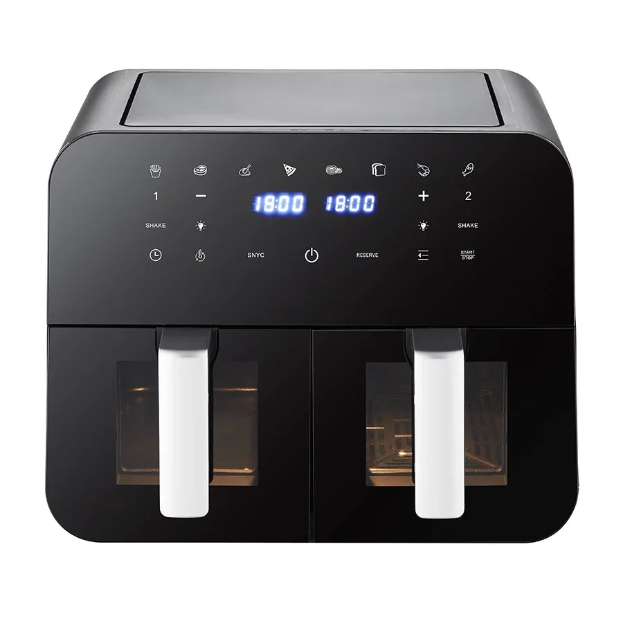 Electrodomésticos De Cocina inteligentes Freidoras De Aire Ninja personalizadas con doble cesta Airfryers 6L 8L Freidora De Aire freidora De Aire doble con cesta doble