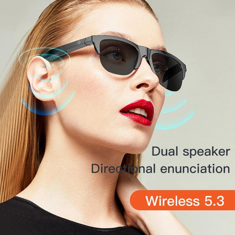 Xiaomi MIJIA gafas de sol inteligentes gafas Bluetooth llamada deportes al aire libre auriculares HIFI luz azul impermeable Anti-UV para hombres y mujeres