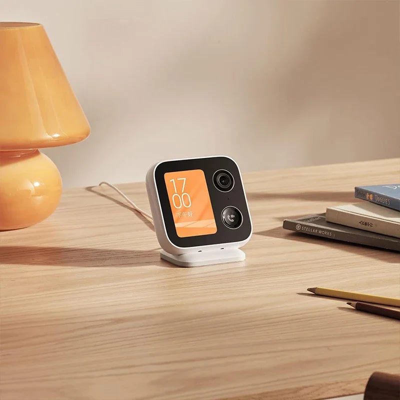XIAOMI Cámara inteligente Edición de videollamada, pantalla grande de 3,5 pulgadas, 4MP 2,5 K, monitor de bebé de seguridad para el hogar, versión china con adaptador