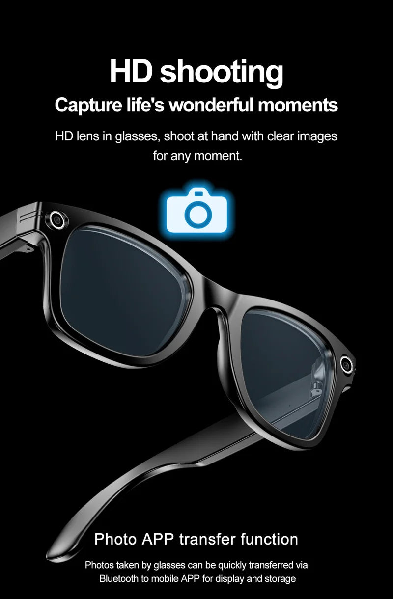 Gafas inteligentes Xiaomi para grabar vídeos, reconocimiento de fotos Ai, traducción de respuesta, batería grande, gafas Bluetooth impermeables Ip65