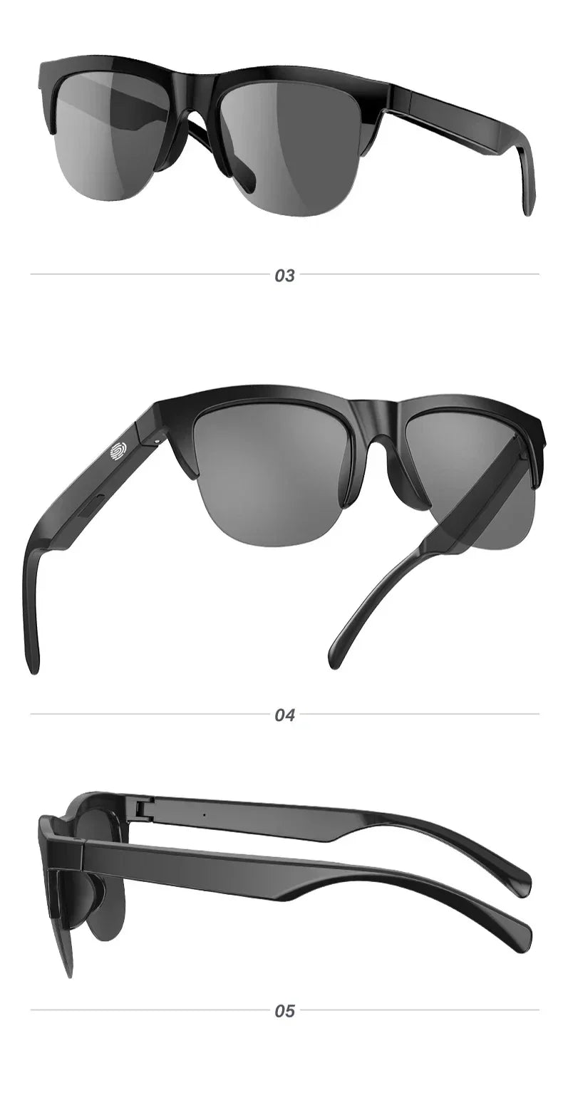 Xiaomi MIJIA gafas de sol inteligentes gafas Bluetooth llamada deportes al aire libre auriculares HIFI luz azul impermeable Anti-UV para hombres y mujeres