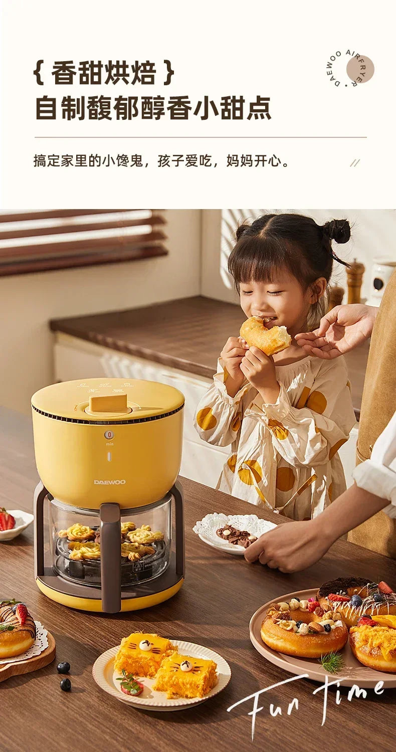 220 V Mejora tu experiencia de cocina con la freidora de aire: AM inteligente, multifuncional y conveniente