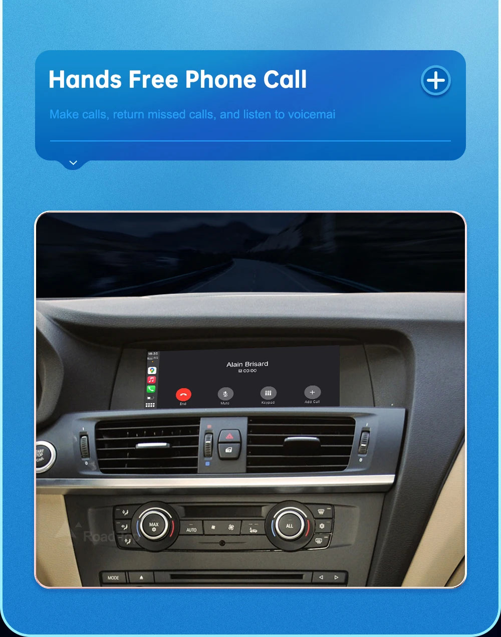 Android inalámbrico para coche BMW X3 X4 Series F25 F26 F01 CIC NBT EVO 2011-2020 interfaz Carplay enlace de espejo Air Play