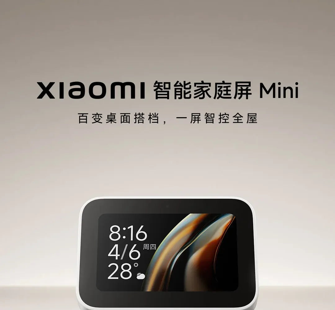 Nuevo Xiaomi Smart Home Display Mini altavoz inteligente con pantalla táctil con Xiaomi Hyper OS Control Bluetooth dispositivos inteligentes Mijia