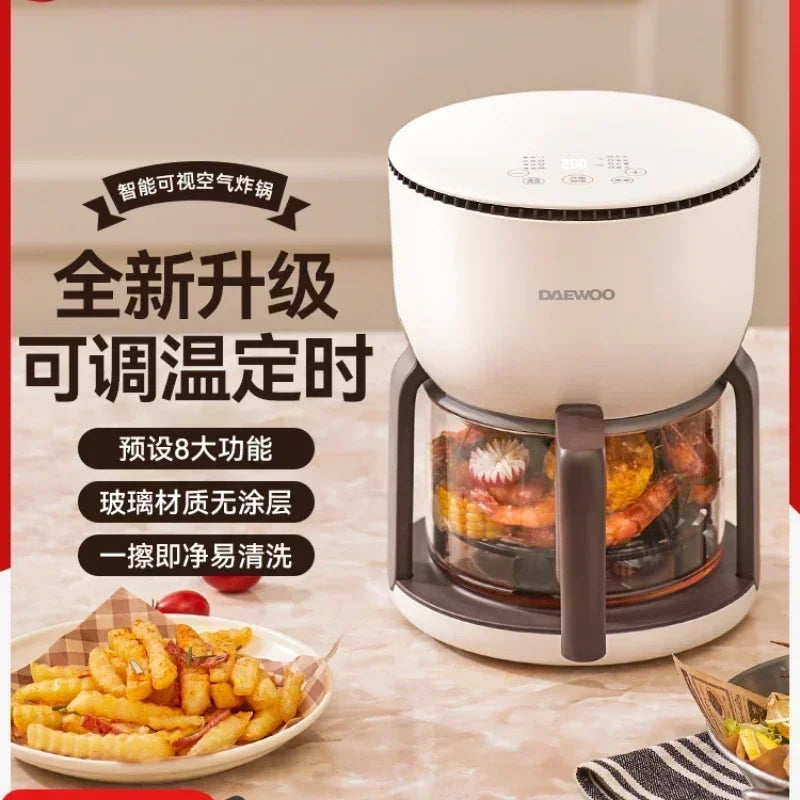 220 V Mejora tu experiencia de cocina con la freidora de aire: AM inteligente, multifuncional y conveniente