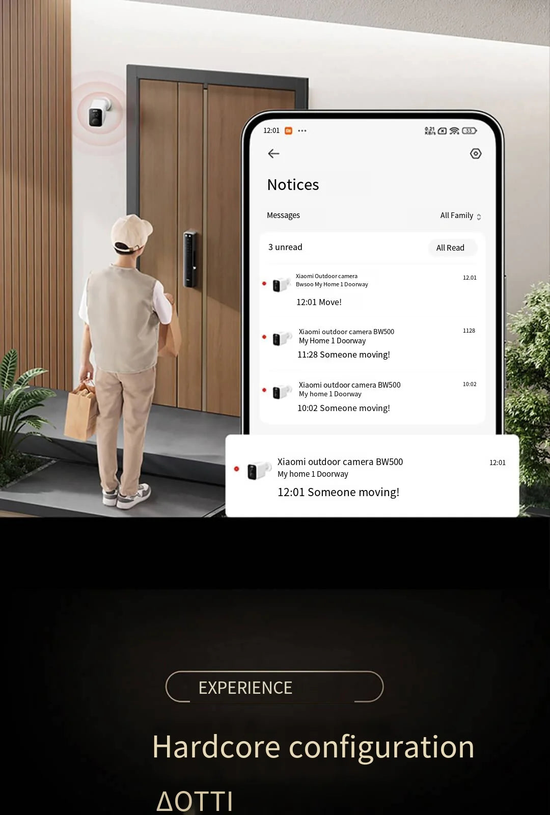 Xiaomi Mijia APP IP67 impermeable 10000mah batería cámara IP inteligente para exteriores 2,5k HD cámara de visión nocturna infrarroja de seguridad inalámbrica