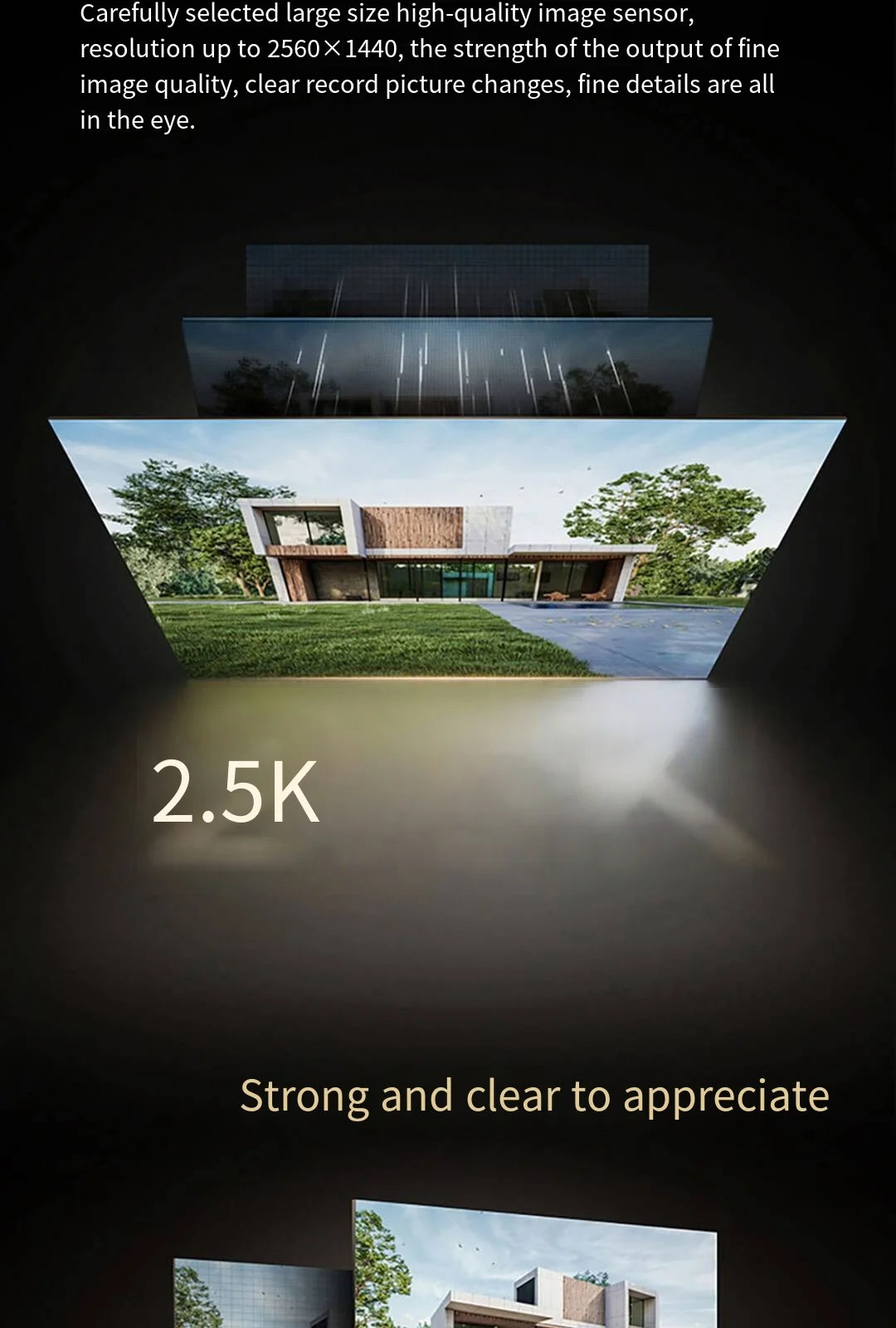 Xiaomi Mijia APP IP67 impermeable 10000mah batería cámara IP inteligente para exteriores 2,5k HD cámara de visión nocturna infrarroja de seguridad inalámbrica