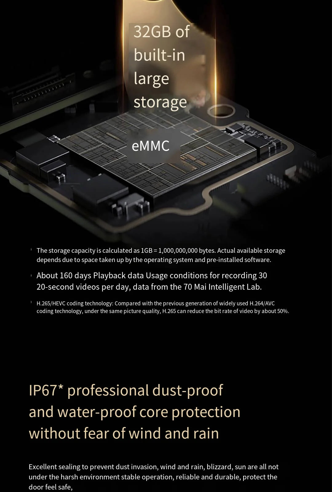 Xiaomi Mijia APP IP67 impermeable 10000mah batería cámara IP inteligente para exteriores 2,5k HD cámara de visión nocturna infrarroja de seguridad inalámbrica
