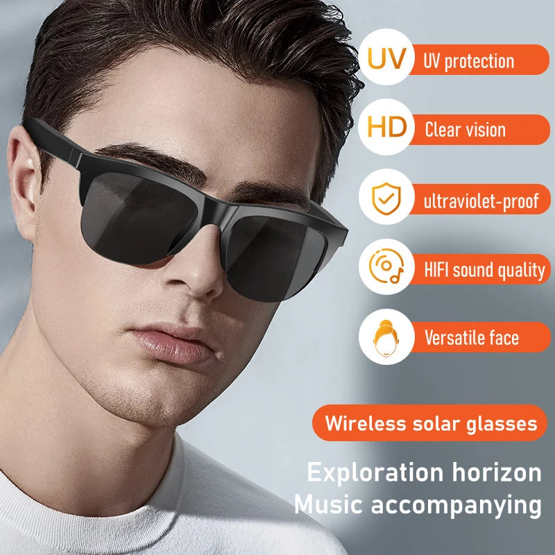 Xiaomi MIJIA gafas de sol inteligentes gafas Bluetooth llamada deportes al aire libre auriculares HIFI luz azul impermeable Anti-UV para hombres y mujeres