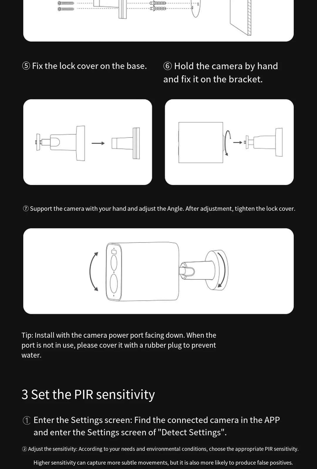 Xiaomi Mijia APP IP67 impermeable 10000mah batería cámara IP inteligente para exteriores 2,5k HD cámara de visión nocturna infrarroja de seguridad inalámbrica