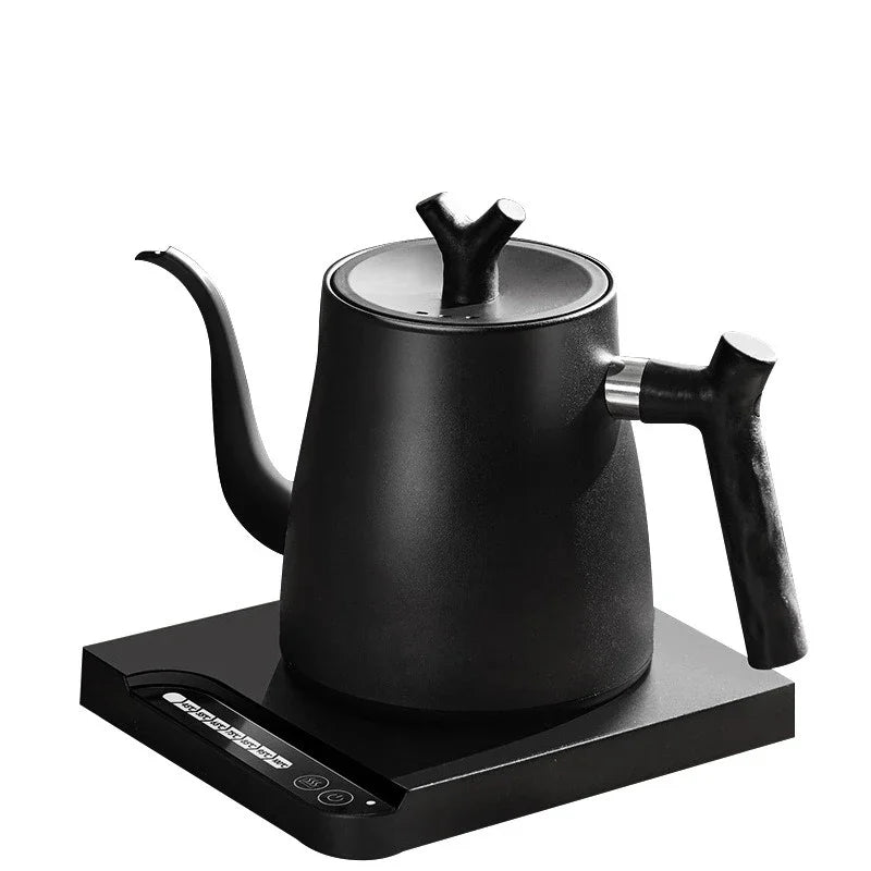 Hervidor eléctrico inteligente de temperatura constante de 1000W, cafetera hecha a mano, olla con cuello de cisne utilizada para preparar leche en polvo