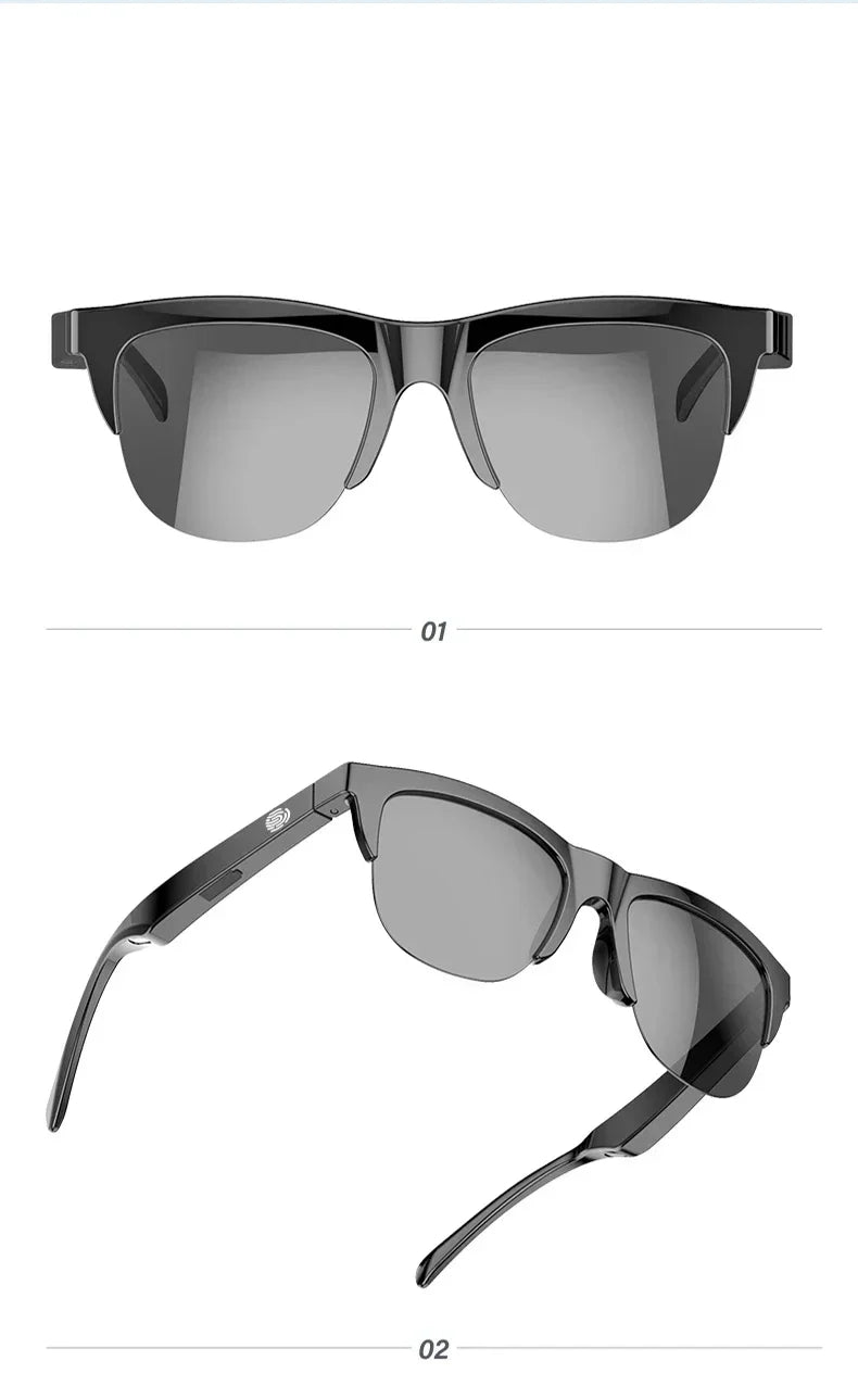 Xiaomi MIJIA gafas de sol inteligentes gafas Bluetooth llamada deportes al aire libre auriculares HIFI luz azul impermeable Anti-UV para hombres y mujeres