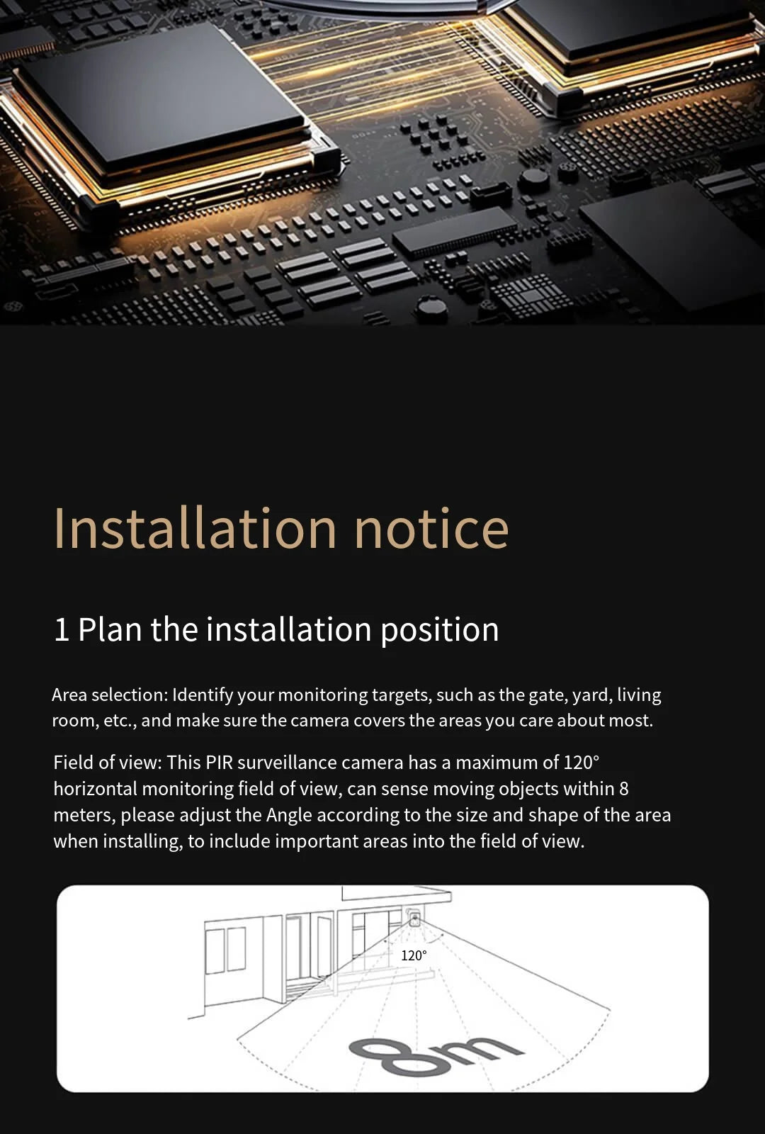 Xiaomi Mijia APP IP67 impermeable 10000mah batería cámara IP inteligente para exteriores 2,5k HD cámara de visión nocturna infrarroja de seguridad inalámbrica
