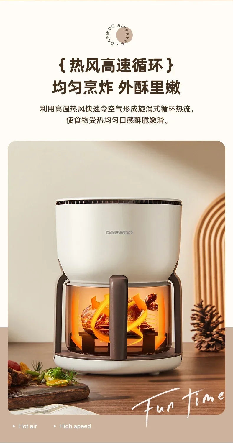 220 V Mejora tu experiencia de cocina con la freidora de aire: AM inteligente, multifuncional y conveniente