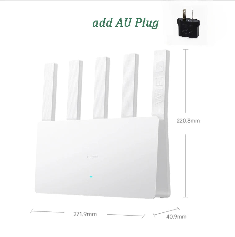 XIAOMI Router BE5000 WiFi 7 5011Mbps 2,4G/2,5GHz puerto de red 512MB de memoria acceso de banda ancha Dual protección de seguridad de red CN