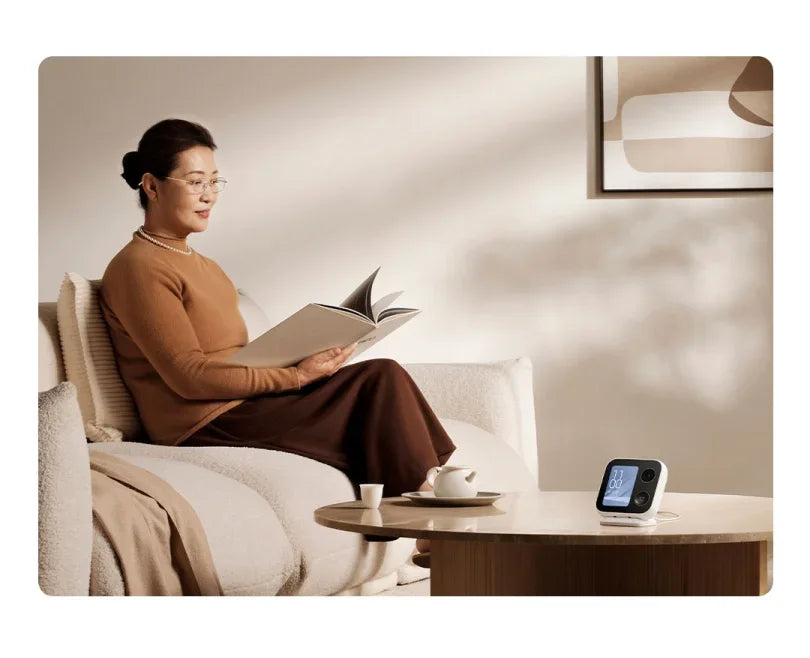 XIAOMI Cámara inteligente Edición de videollamada, pantalla grande de 3,5 pulgadas, 4MP 2,5 K, monitor de bebé de seguridad para el hogar, versión china con adaptador
