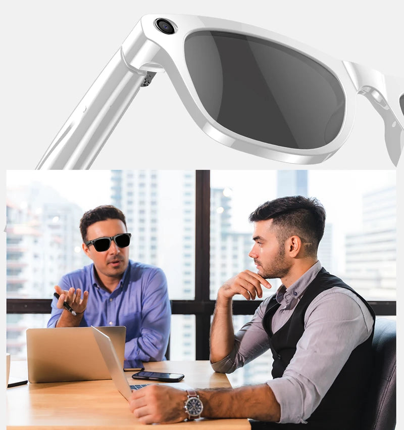 Xiaomi 4K HD AI gafas inteligentes con cámara Bluetooth llamada asistente de voz traducción Control táctil reproductor de música gafas impermeables