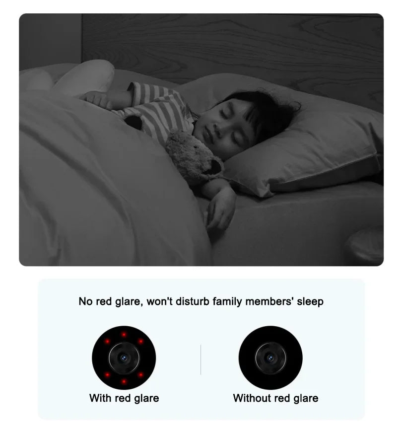 XIAOMI Cámara inteligente Edición de videollamada, pantalla grande de 3,5 pulgadas, 4MP 2,5 K, monitor de bebé de seguridad para el hogar, versión china con adaptador