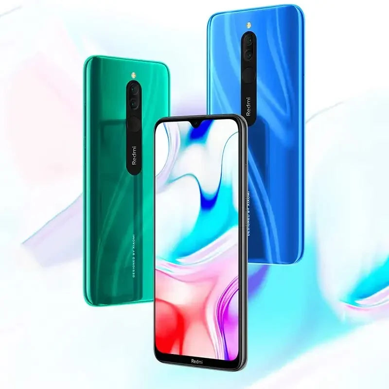 Original Xiaomi Redmi 8 4GB 64GB 4G Smartphone Dual SIM 6,22 ''12MP + 2MP + 8MP 4700 mAh Snapdragon 439 octa-core 4G LTE teléfono móvil