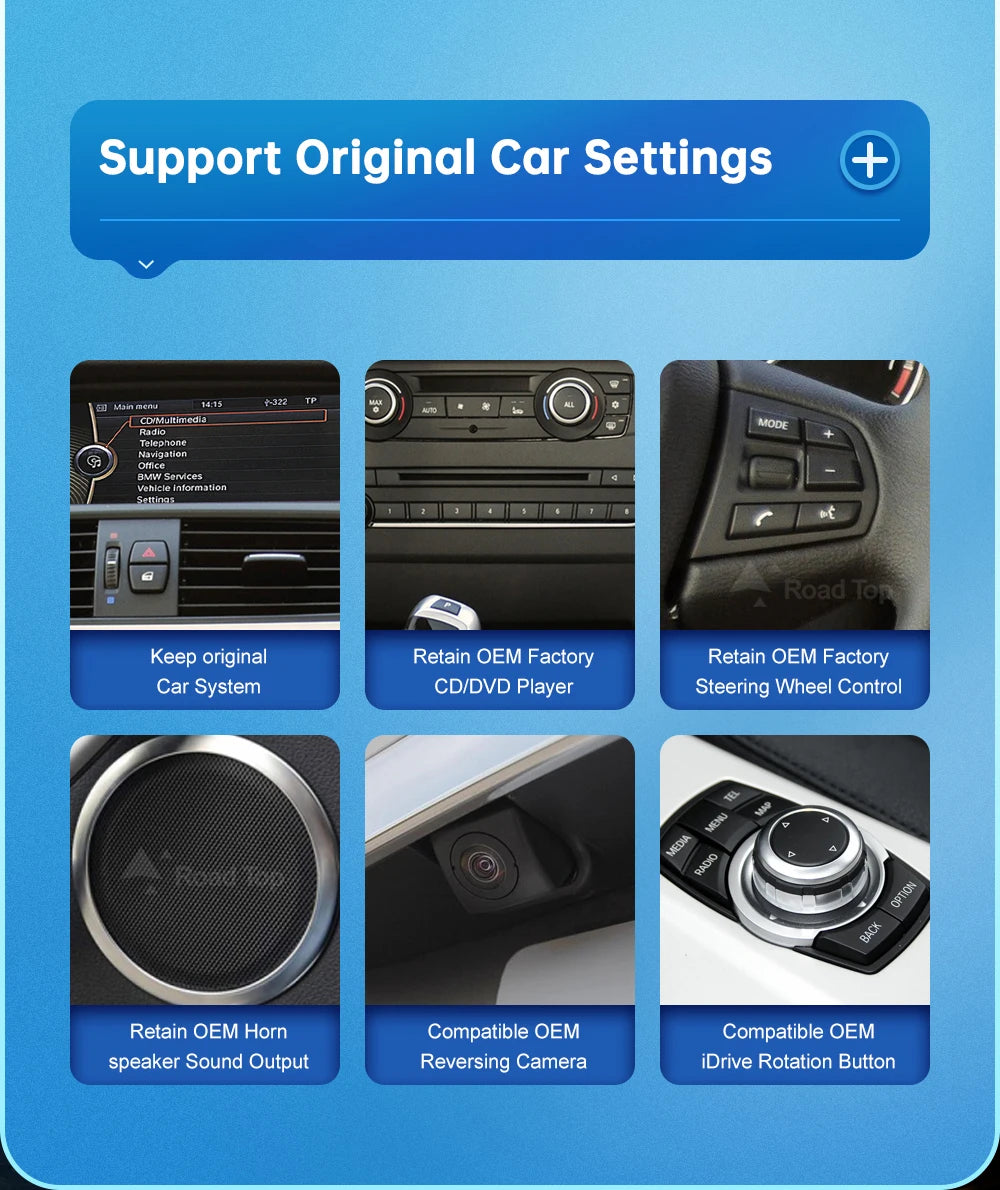 Android inalámbrico para coche BMW X3 X4 Series F25 F26 F01 CIC NBT EVO 2011-2020 interfaz Carplay enlace de espejo Air Play