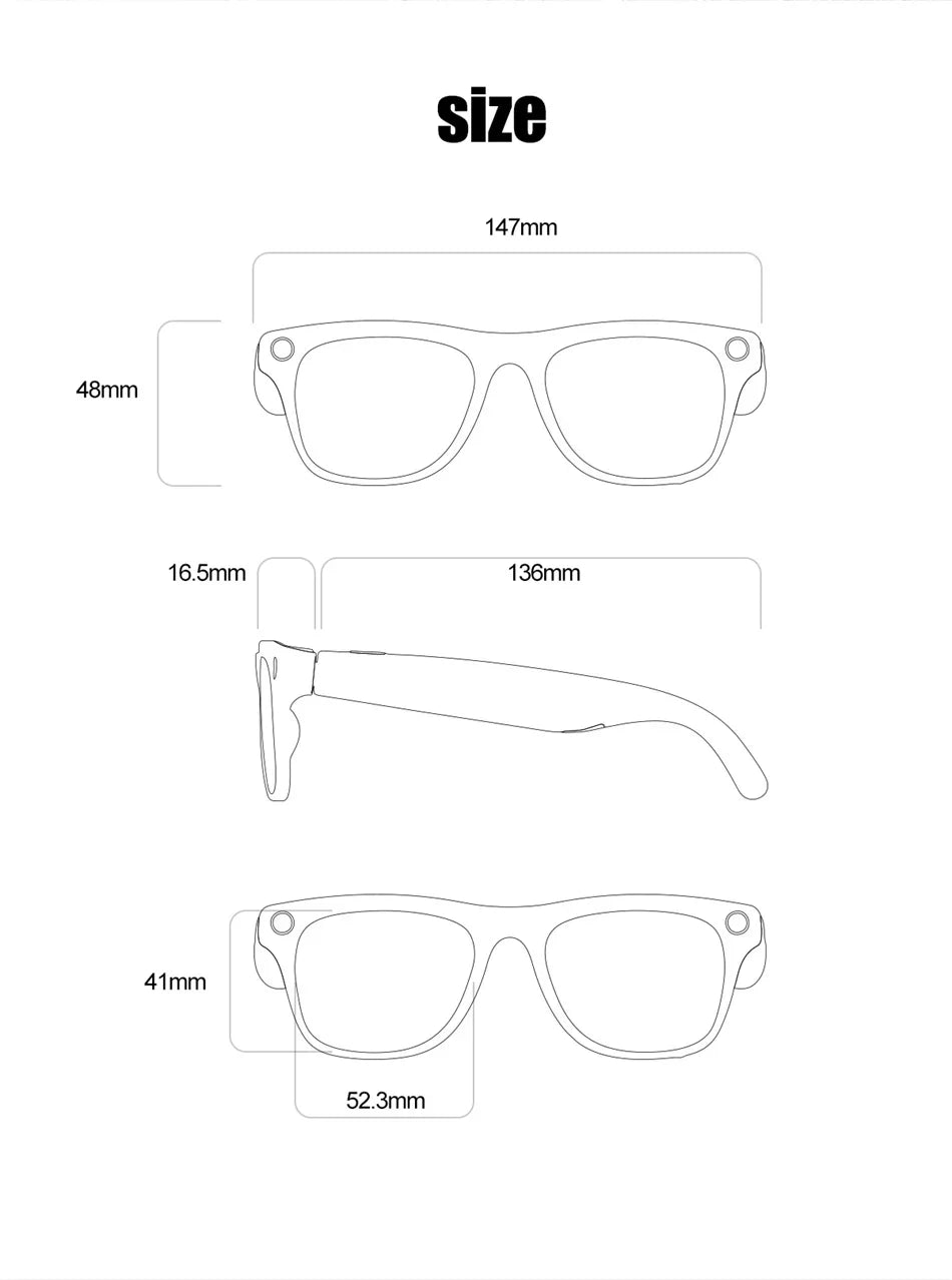 Xiaomi 4K HD AI gafas inteligentes Chat GPT 100MP cámara Bluetooth llamada 260Mah batería asistente de voz Control gafas inteligentes 2025