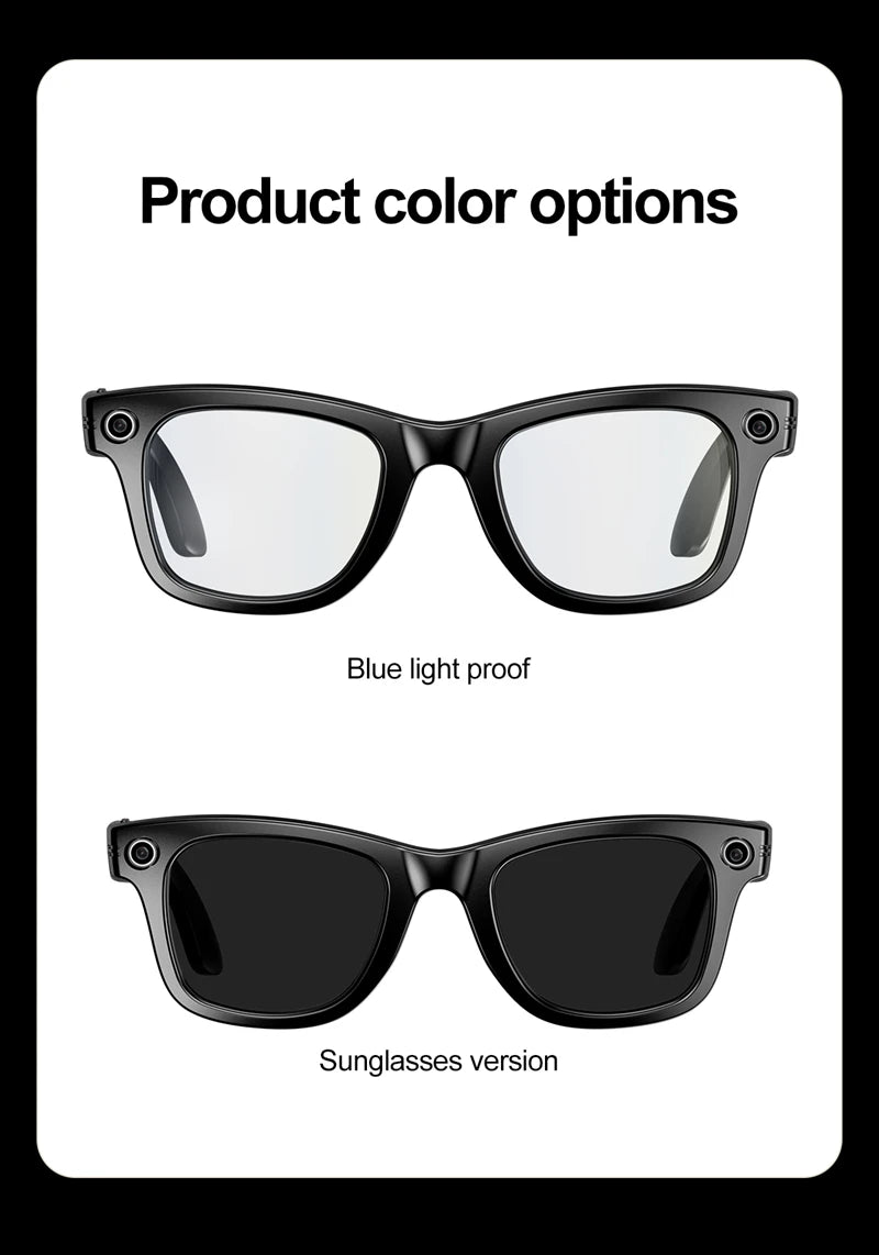 Gafas inteligentes Xiaomi para grabar vídeos, reconocimiento de fotos Ai, traducción de respuesta, batería grande, gafas Bluetooth impermeables Ip65