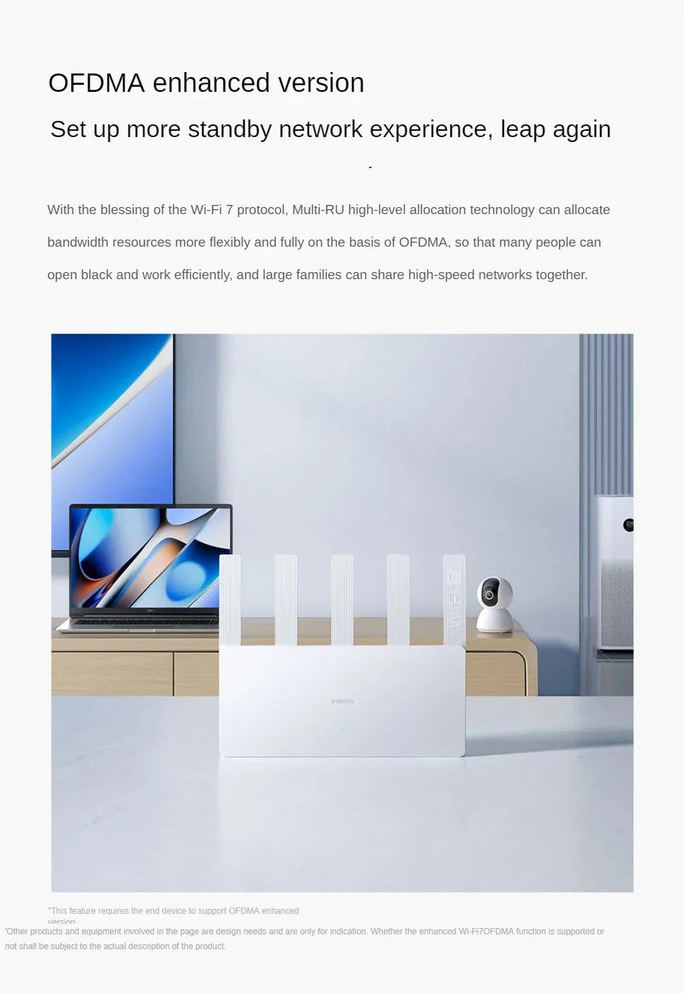 XIAOMI Router BE5000 WiFi 7 5011Mbps 2,4G/2,5GHz puerto de red 512MB de memoria acceso de banda ancha Dual protección de seguridad de red CN