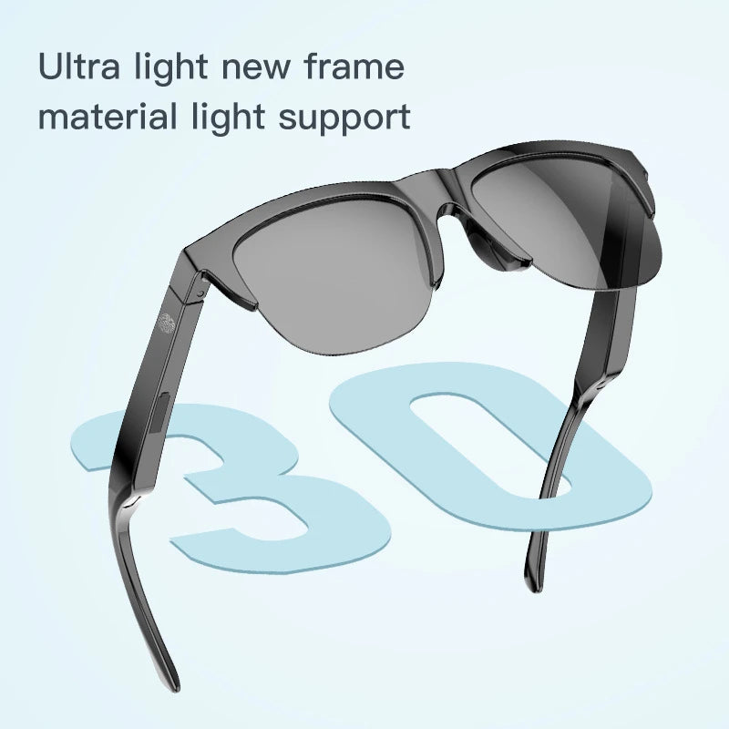 Xiaomi MIJIA gafas de sol inteligentes gafas Bluetooth llamada deportes al aire libre auriculares HIFI luz azul impermeable Anti-UV para hombres y mujeres