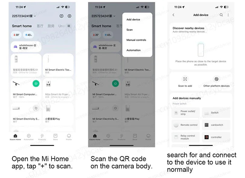 XIAOMI Cámara inteligente Edición de videollamada, pantalla grande de 3,5 pulgadas, 4MP 2,5 K, monitor de bebé de seguridad para el hogar, versión china con adaptador