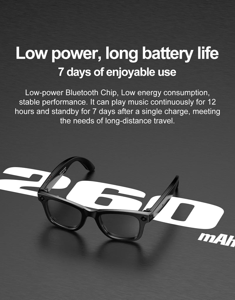 Gafas inteligentes Xiaomi para grabar vídeos, reconocimiento de fotos Ai, traducción de respuesta, batería grande, gafas Bluetooth impermeables Ip65