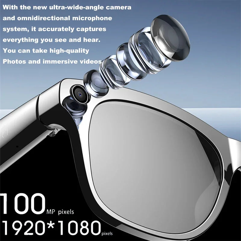 Xiaomi 4K HD AI gafas inteligentes Chat GPT 100MP cámara Bluetooth llamada 260Mah batería asistente de voz Control gafas inteligentes 2025