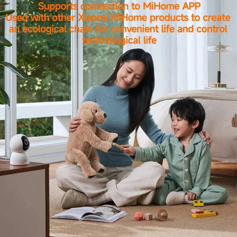 Nueva cámara inteligente xiaomiI 4 Wi-Fi de doble banda 68MP 4K HDR seguimiento AI, visión nocturna Audio bidireccional , Monitor de bebé de seguridad para el hogar CCTV CN