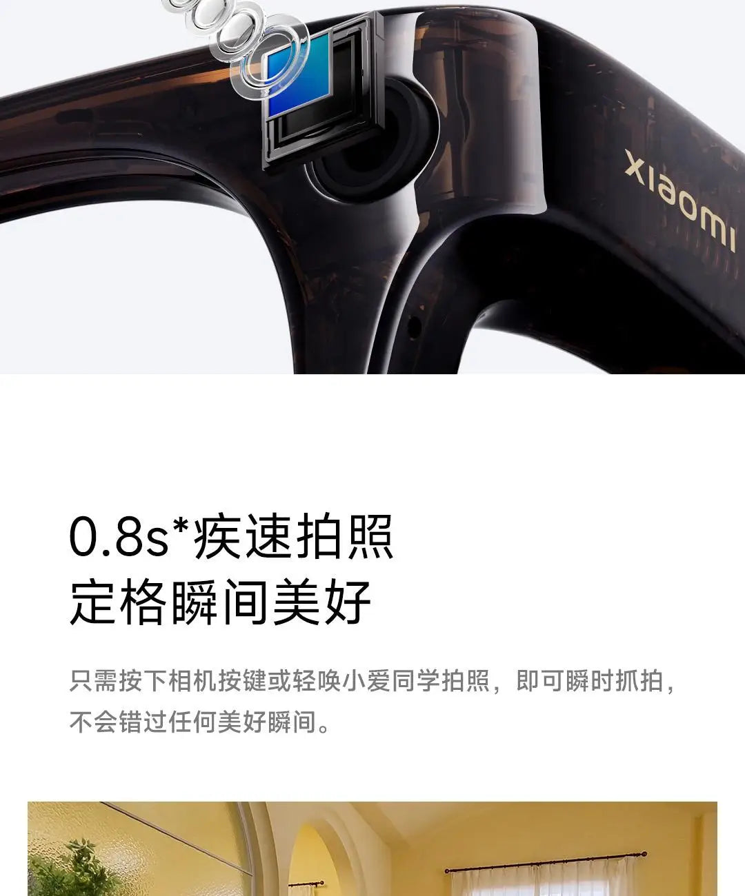 Gafas inteligentes originales Xiaomi AI, gafas fotocromáticas con cámara de acción, conectividad Bluetooth y Control por voz, regalo para primera persona