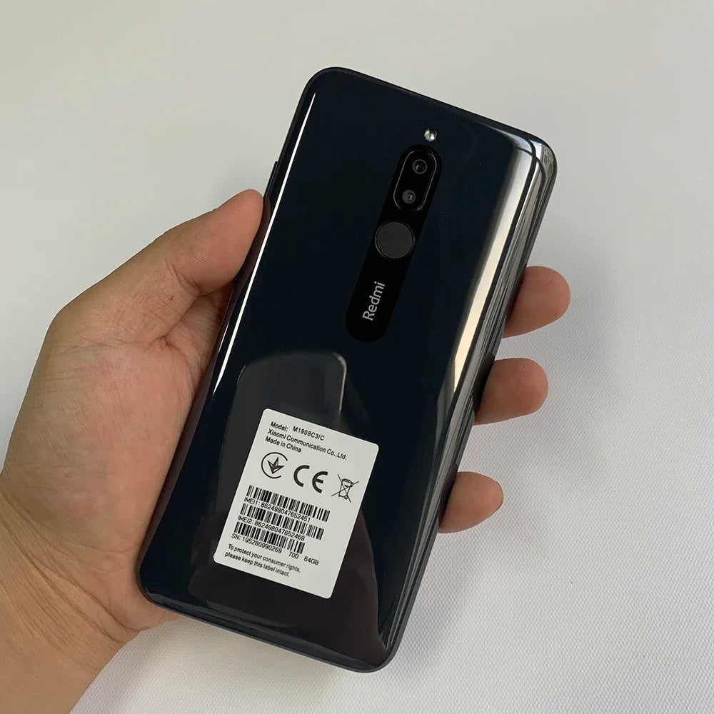 Original Xiaomi Redmi 8 4GB 64GB 4G Smartphone Dual SIM 6,22 ''12MP + 2MP + 8MP 4700 mAh Snapdragon 439 octa-core 4G LTE teléfono móvil