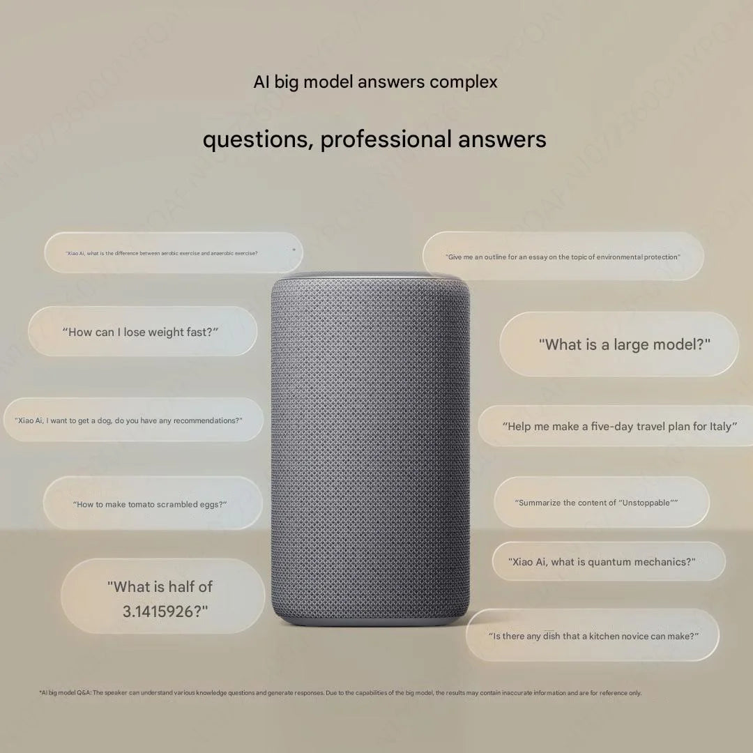 Nuevo Xiaomi Mijia altavoz inteligente AI Bluetooth Super Xiaoai sonido inteligente Control de comando continuo Mi Home APP Control 5,3 Bluetooth