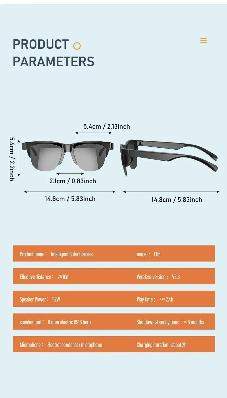 Xiaomi MIJIA gafas de sol inteligentes gafas Bluetooth llamada deportes al aire libre auriculares HIFI luz azul impermeable Anti-UV para hombres y mujeres