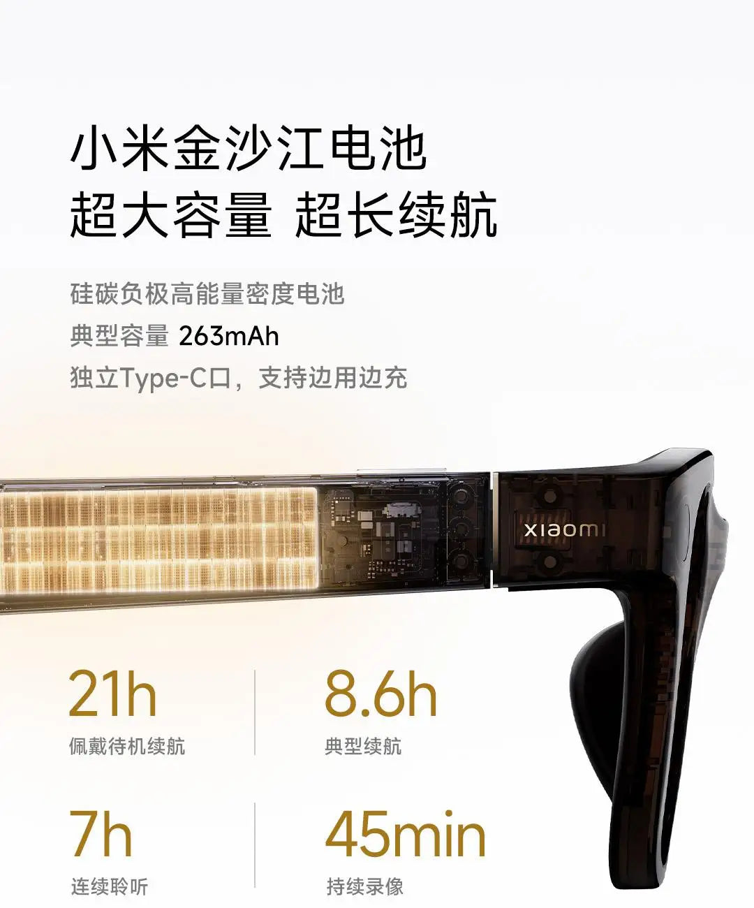 Gafas inteligentes originales Xiaomi AI, gafas fotocromáticas con cámara de acción, conectividad Bluetooth y Control por voz, regalo para primera persona
