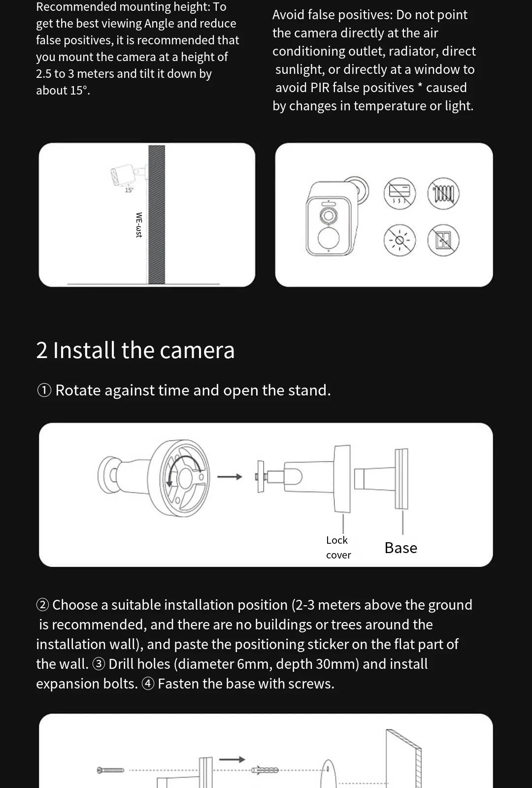 Xiaomi Mijia APP IP67 impermeable 10000mah batería cámara IP inteligente para exteriores 2,5k HD cámara de visión nocturna infrarroja de seguridad inalámbrica