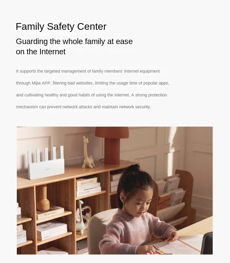 XIAOMI Router BE5000 WiFi 7 5011Mbps 2,4G/2,5GHz puerto de red 512MB de memoria acceso de banda ancha Dual protección de seguridad de red CN