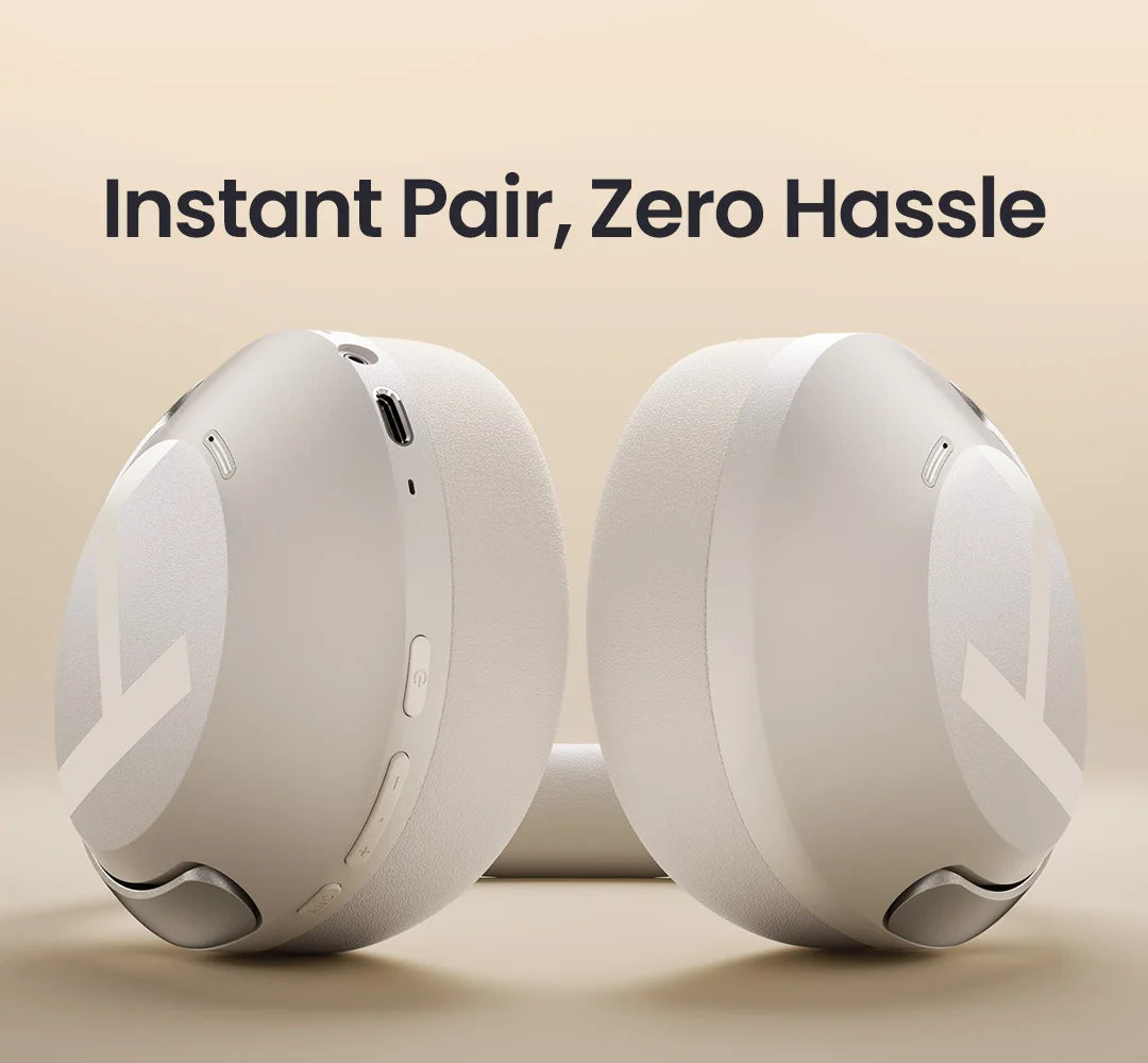 HAYLOU S40 ANC auriculares inalámbricos 50dB cancelación de ruido auriculares de Audio espacial 3D de alta resolución con LDAC Bluetooth 6,0 auriculares sobre la oreja