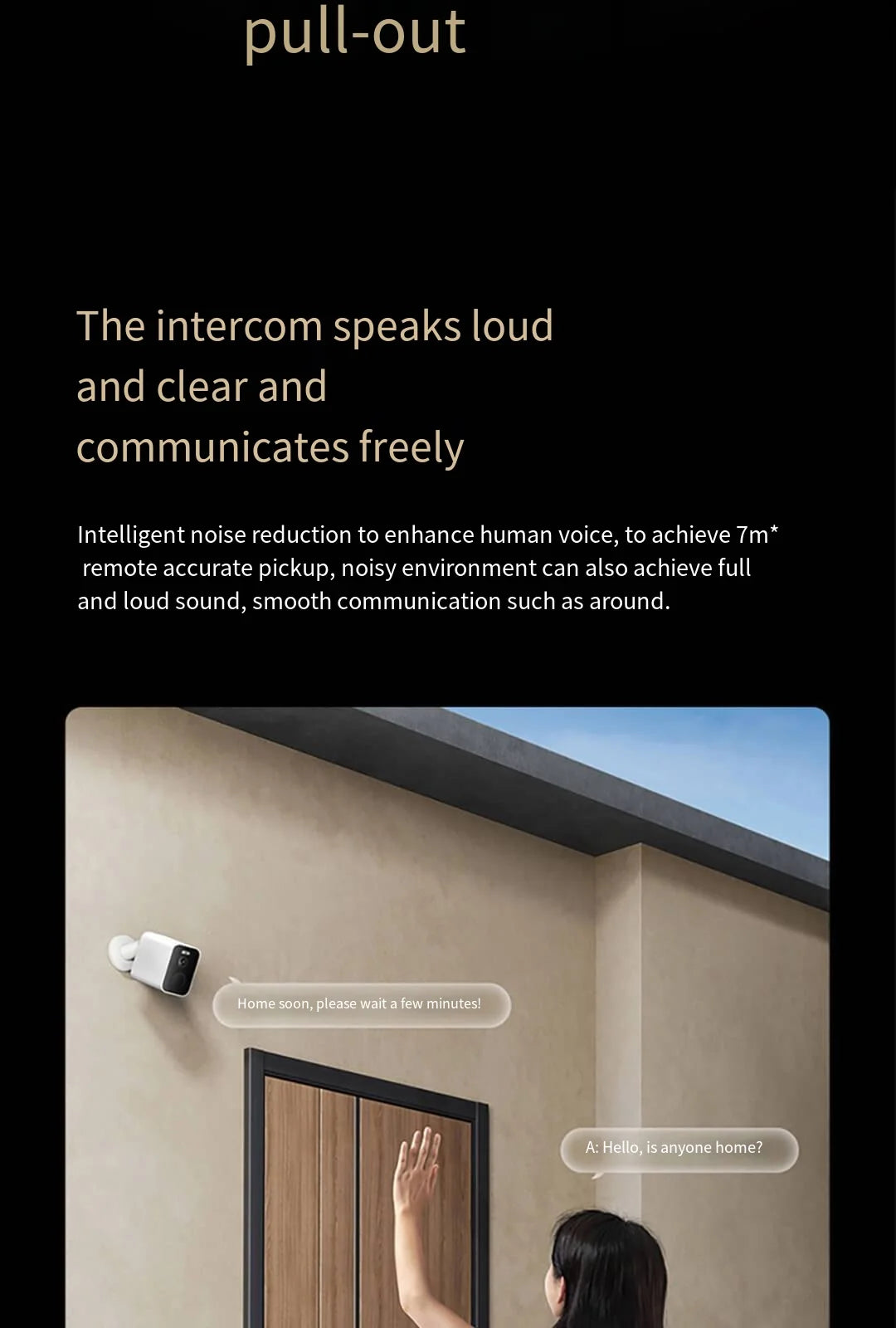 Xiaomi Mijia APP IP67 impermeable 10000mah batería cámara IP inteligente para exteriores 2,5k HD cámara de visión nocturna infrarroja de seguridad inalámbrica