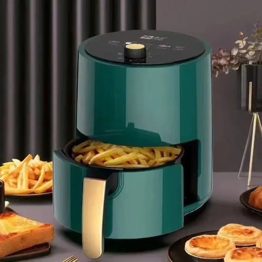 Freidora de aire multifuncional para el hogar, horno eléctrico de alta capacidad, freidora francesa inteligente totalmente automática