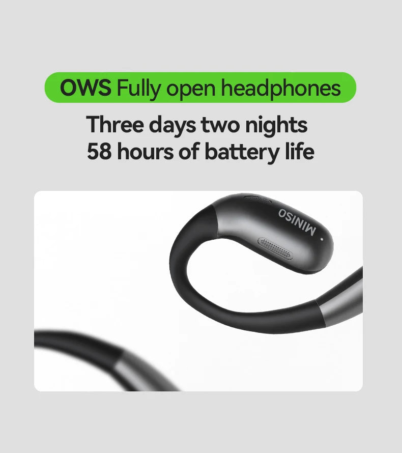 [Auricular traductor AI] auriculares inalámbricos MINISO X28 Bluetooth 5,4 HiFi IPX5 impermeable deportes graves potentes 16H de duración de la batería