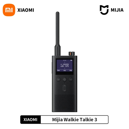 XIAOMI-walkie-talkie 3 con pantalla a Color de 2024 pulgadas, intercomunicador de seguridad para exteriores, modo Dual de espera de 13 días, distancia de llamada de 6km, IP65, 1,77
