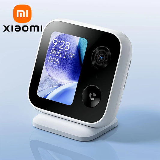 XIAOMI Cámara inteligente Edición de videollamada, pantalla grande de 3,5 pulgadas, 4MP 2,5 K, monitor de bebé de seguridad para el hogar, versión china con adaptador