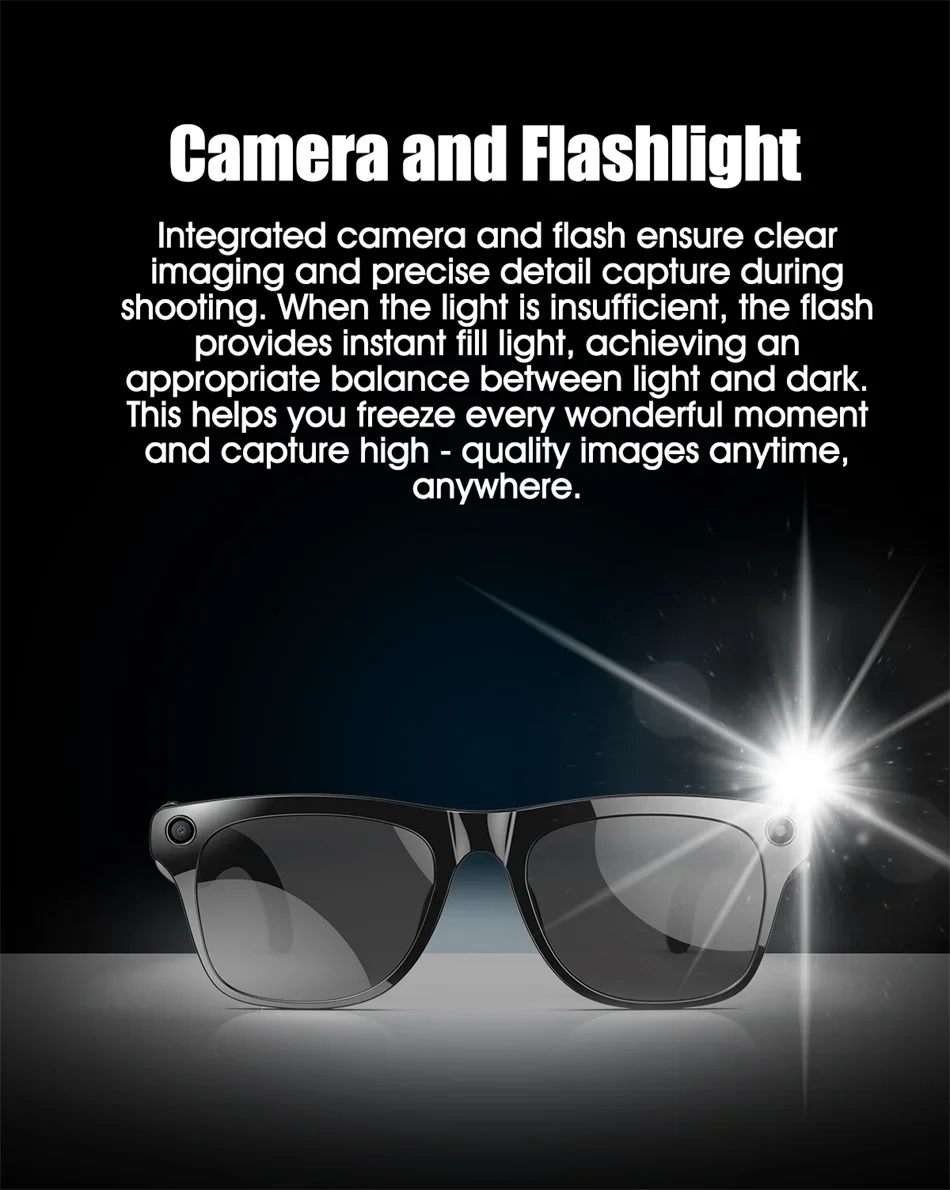 Xiaomi 4K HD AI gafas inteligentes Chat GPT 100MP cámara Bluetooth llamada 260Mah batería asistente de voz Control gafas inteligentes 2025